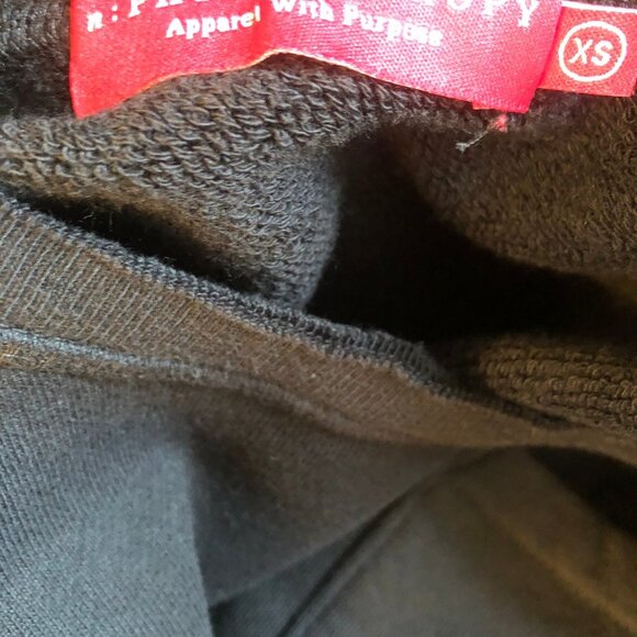 New n:PHILANTHROPY Opal Sleeveless Black Knit Drawstring Jumpsuit XS - Picture 8 of 9